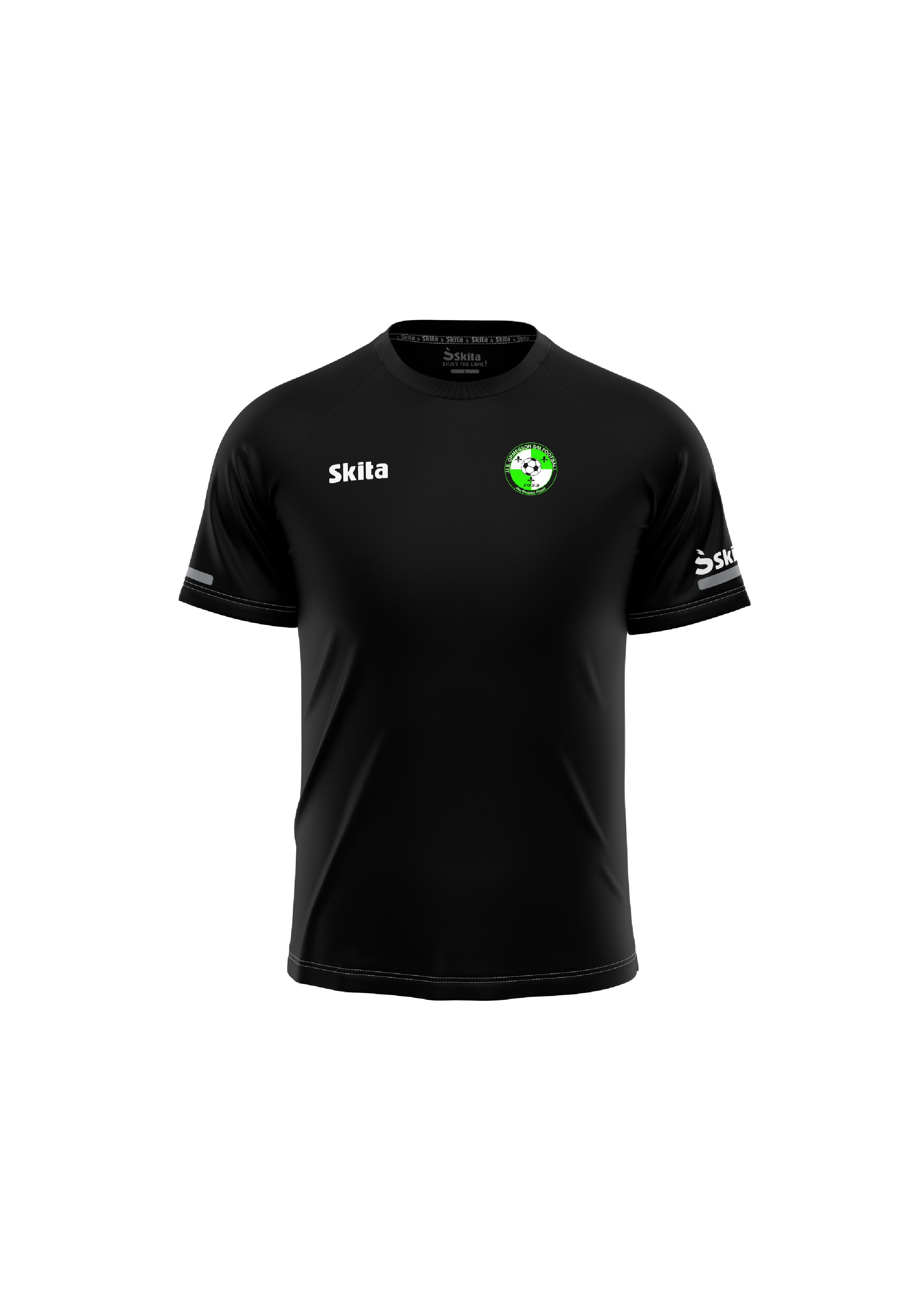 Maillot training LIGA noir (US ORMESSON)
